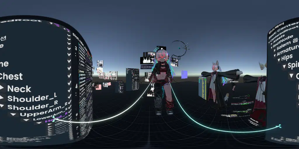 アバターインポートするだけのワールド[아바타셋팅중...]