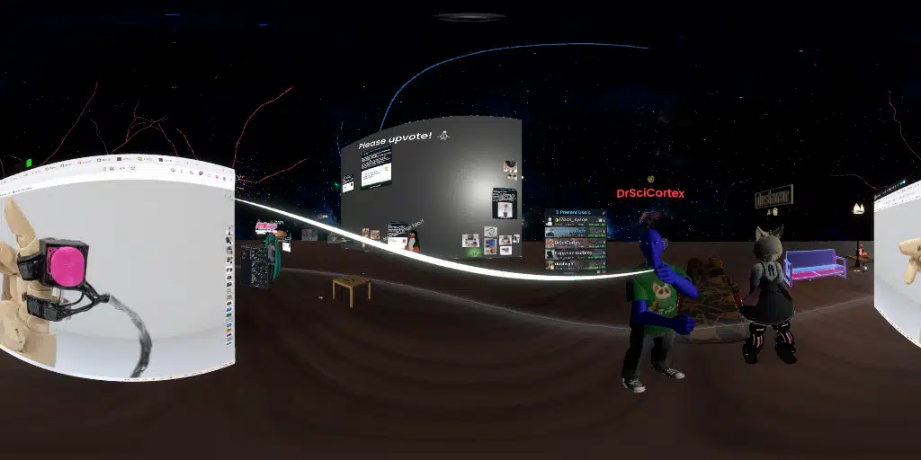 (h)The VR-HUG World 7