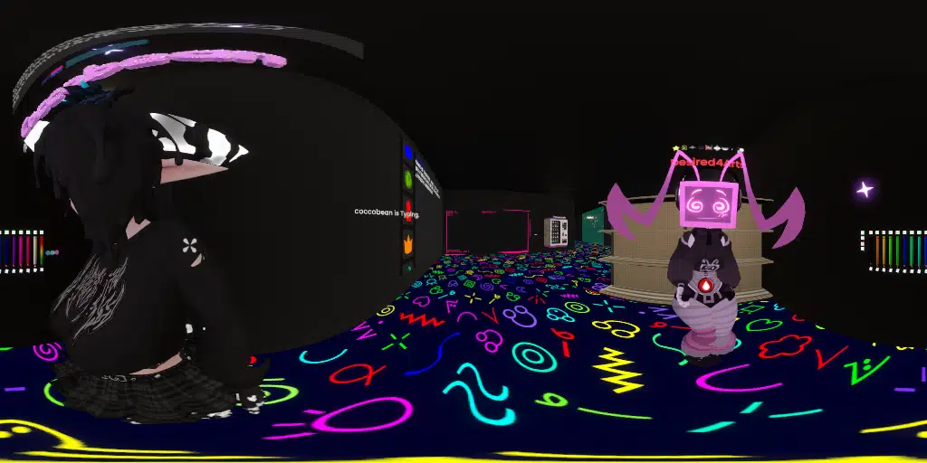 Unbalanced game room.