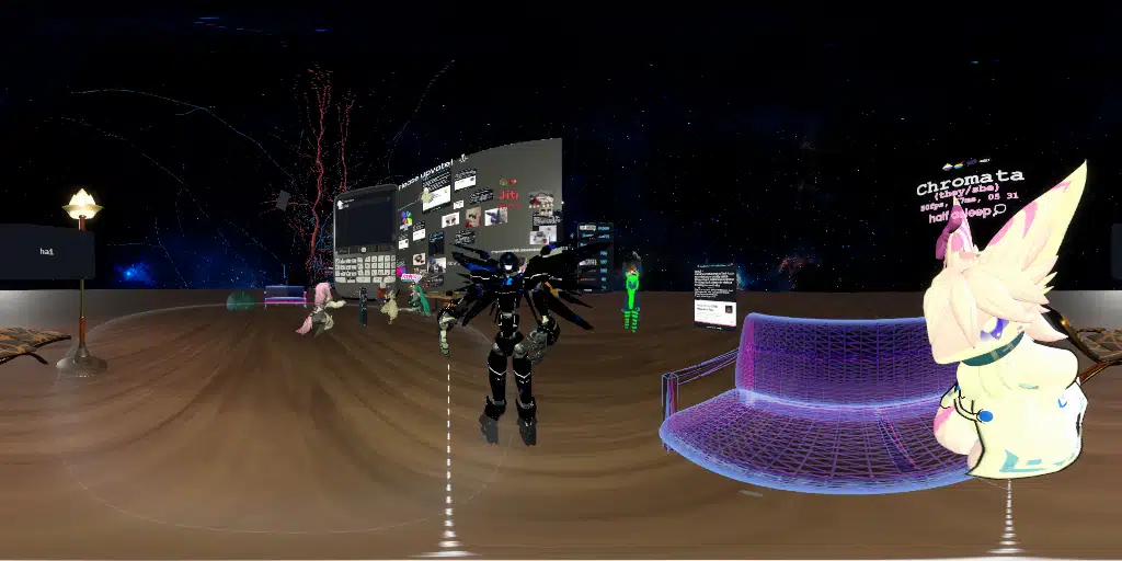 (h)The VR-HUG World 7