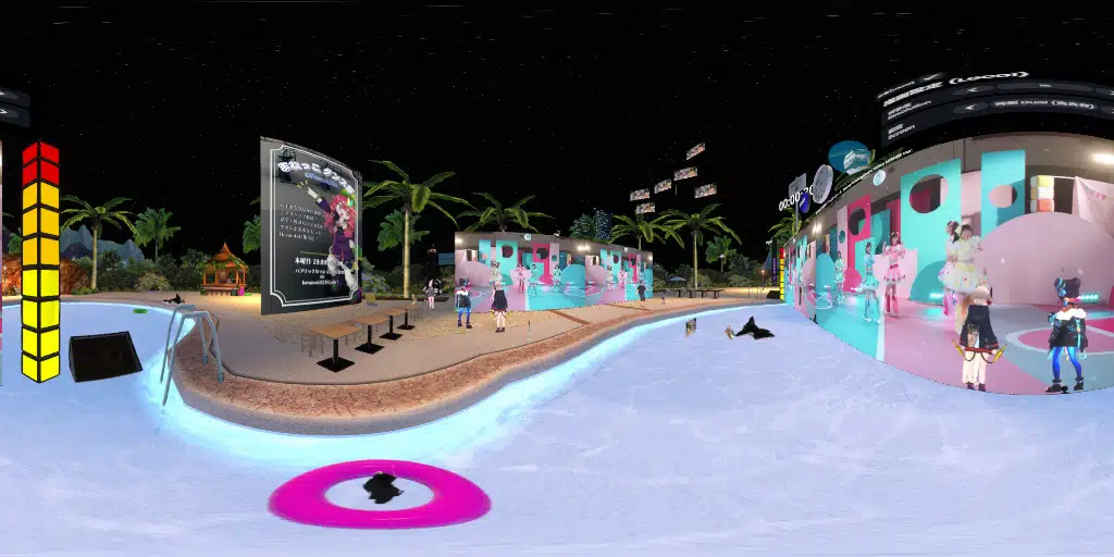 まねっこダンス部 <color=cyan>*雑談OK デスクトップOK 初心者歓迎* </color>＠Tropical Pool II (Night)
