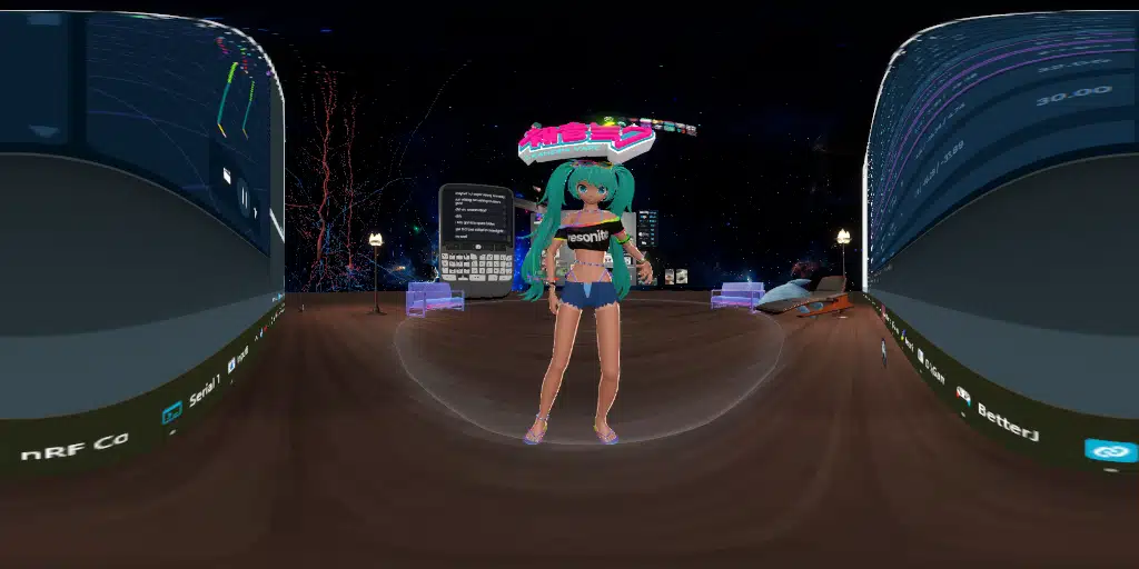 (h)The VR-HUG World 7