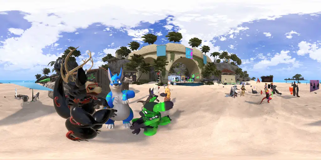 <b><color=cyan>[SFW]</b></color> <b><color=red>[Eighteen+]</b></color> <color=green>(Round)</color> <color=#4f42b5>Critters</color> Hangout @ <color=hero.green>🌴</color><i><b><color=hero.cyan>Sojourner</color></b> <color=#ffdc92>Isles</color></i>