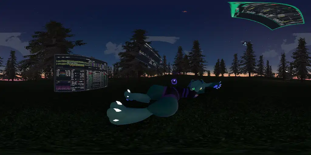 A forest in the sky <color=#BA64F2>[WIP]</color><color=#3bfb2b>[SFW]</color>