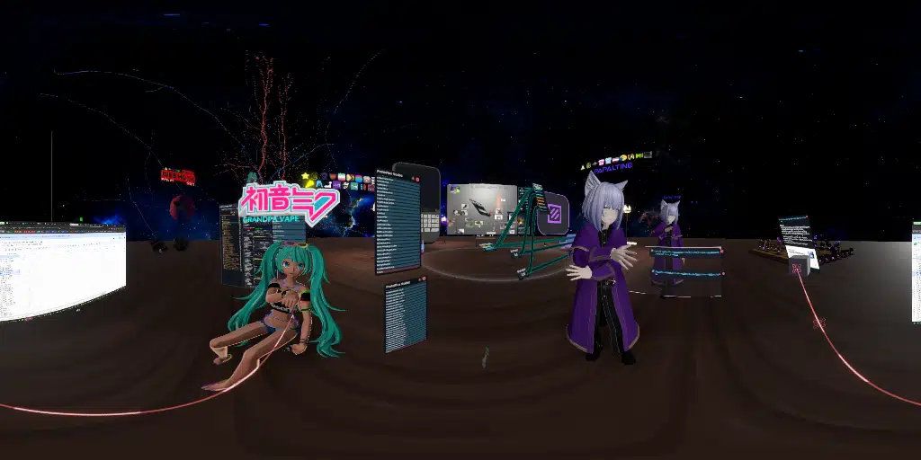 (h)The VR-HUG World 7