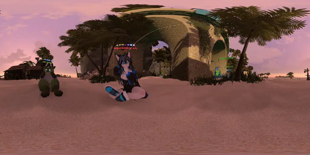 Meetup FrenchVR - Bienvenue sur <color=hero.green>🌴</color><i><b><color=hero.cyan>Sojourner</color></b> <color=#ffdc92>Isles</color></i> !