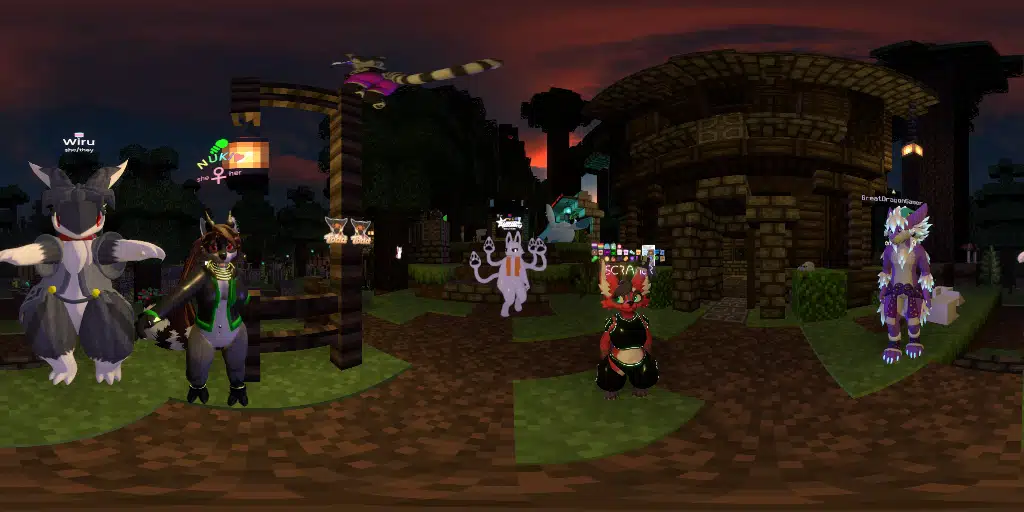 <b><color=#f06a2d>Minecraft</color> <color=#f0ad2d>River</color> <color=#769c6f>Town</color></b>