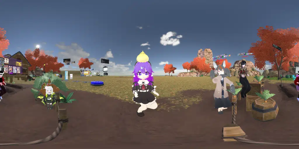 定例会の跡