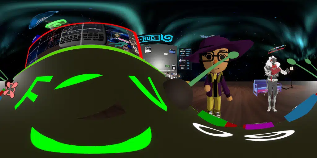 (h)The VR-HUG World 7